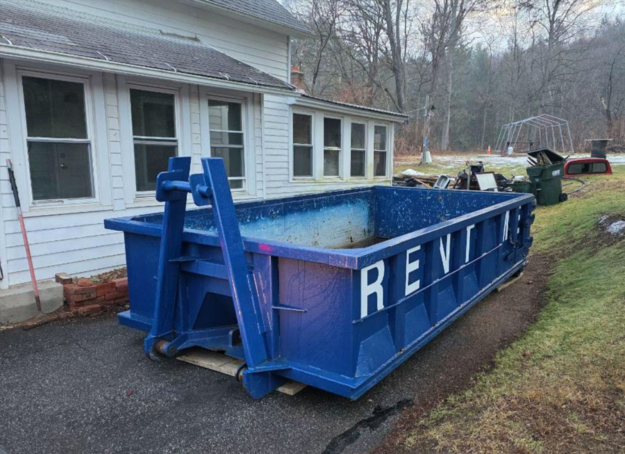dumpster-in-driveway